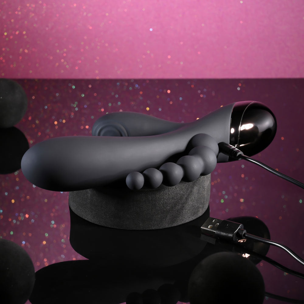 Selopa TRIPLE ACES -  19.7 cm USB Rechargeable Triple Stimulator Vibrator