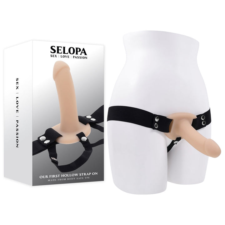 Selopa OUR FIRST HOLLOW STRAP ON LIGHT - 16.3 cm Hollow Strap-On