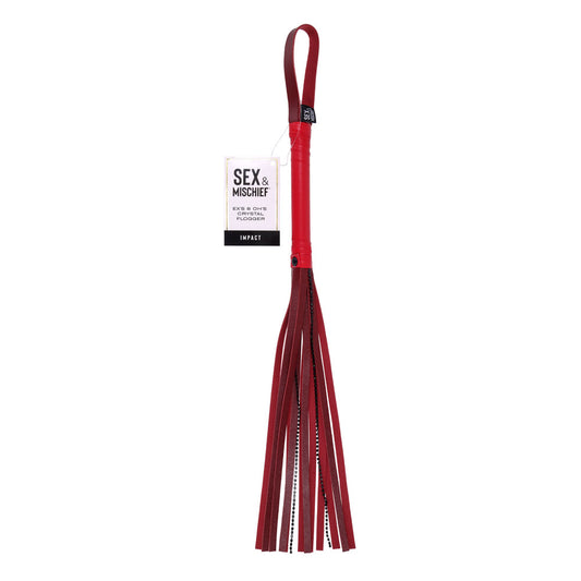 S&M Exs & Ohs Crystal Flogger -  Flogger Whip