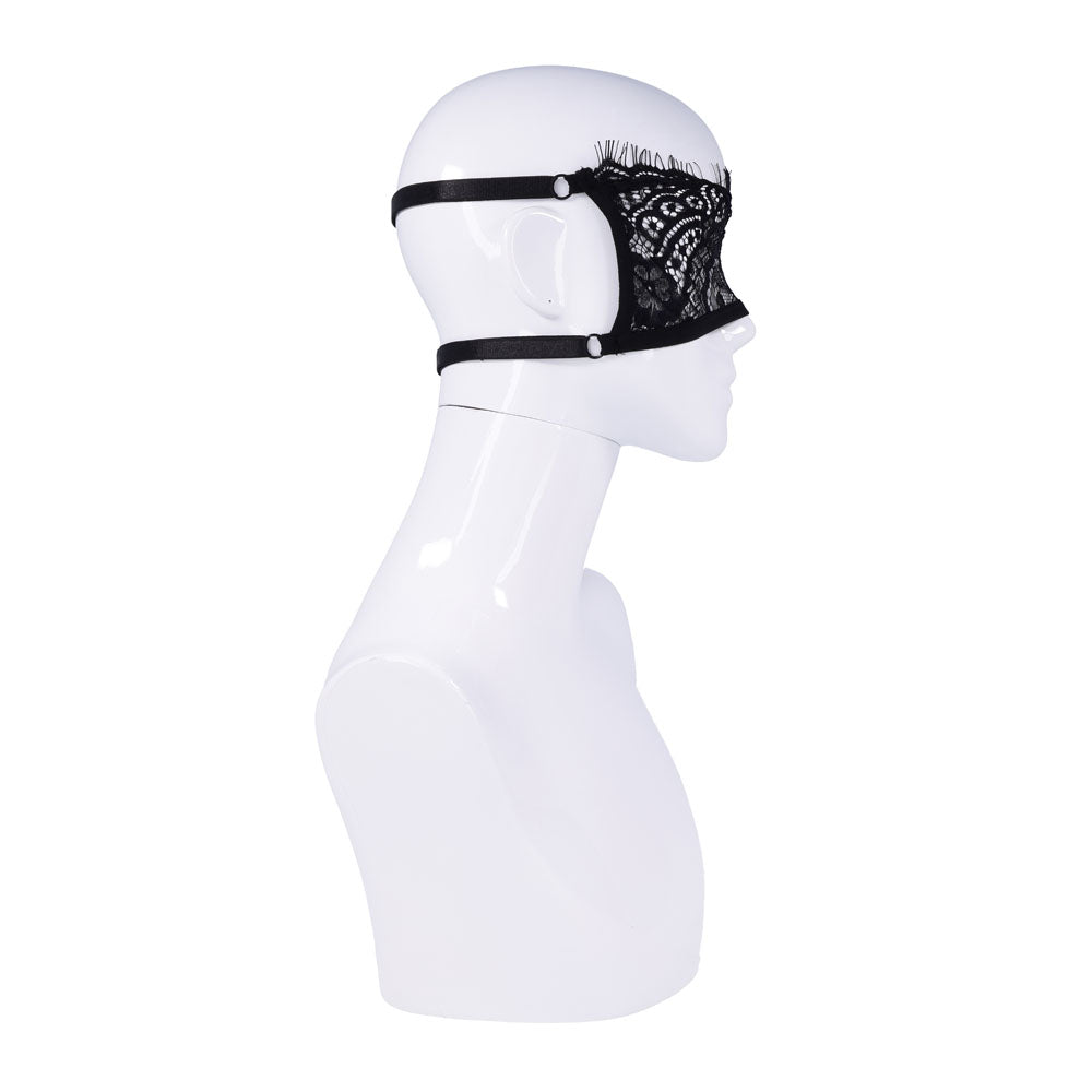 S&M Veiled Vision Lace Blindfold -  Lace Blindfold