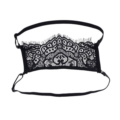 S&M Veiled Vision Lace Blindfold -  Lace Blindfold