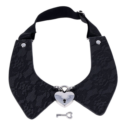 Sex & Mischief Heartbound Lace Day Collar -  Submission Collar