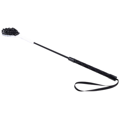 Sex & Mischief Lace Silicone Crop - /White 50 cm Crop Whip