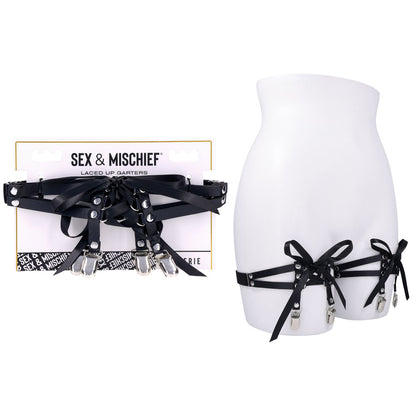 Sex & Mischief Laced Up Garters -  Garters