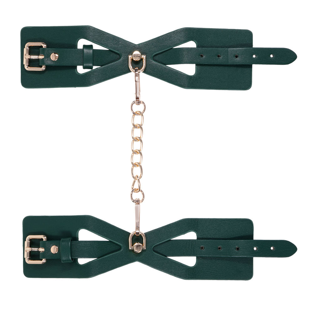 Sex & Mischief Indica Cutout Cuffs - /Gold Restraints