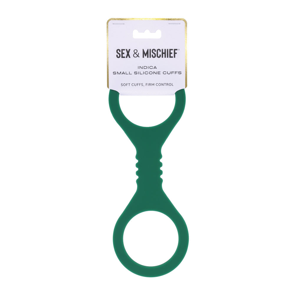 Sex & Mischief Indica Small Silicone Cuffs -  Small Restraints