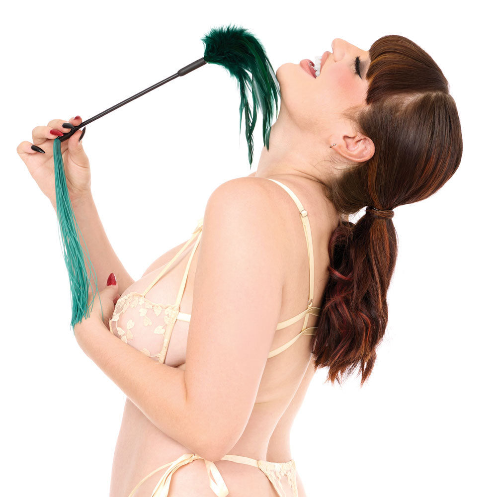 Sex & Mischief Indica Feather Tickler -  Feather Tickler Whip