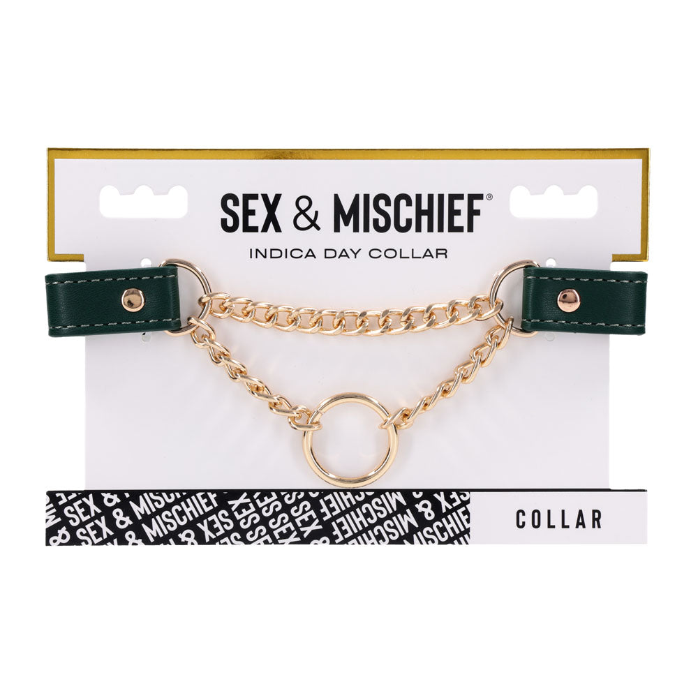 Sex & Mischief Indica Day Collar - /Gold Collar