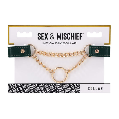 Sex & Mischief Indica Day Collar - /Gold Collar