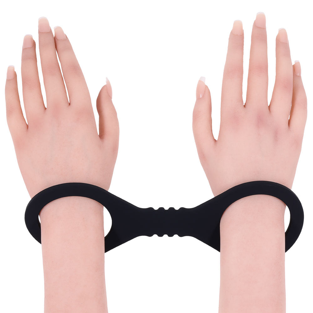 Sex & Mischief Shadow Small Silicone Cuffs -  Small Restraints