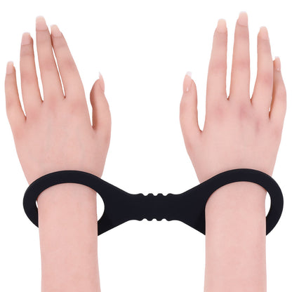 Sex & Mischief Shadow Small Silicone Cuffs -  Small Restraints