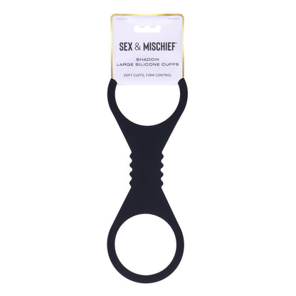 Sex & Mischief Shadow Large Silicone Cuffs -  Large Restraints