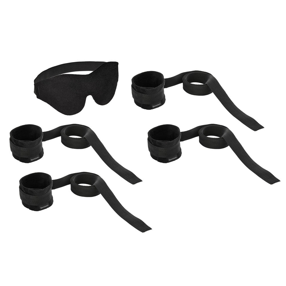SPORTSHEETS Beginners Bondage Fantasy Kit -  Restraint Kit