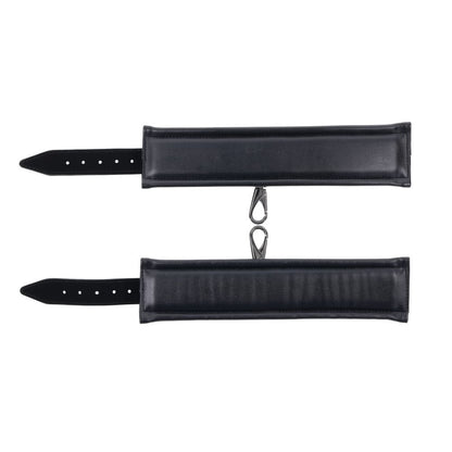 SPORTSHEETS Velvet Noir Handcuffs -  Adjustable Cuff Restraints