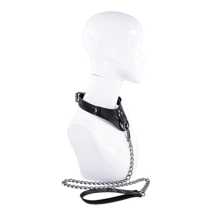 SPORTSHEETS Velvet Noir Collar & Leash -  Restraint & Leash