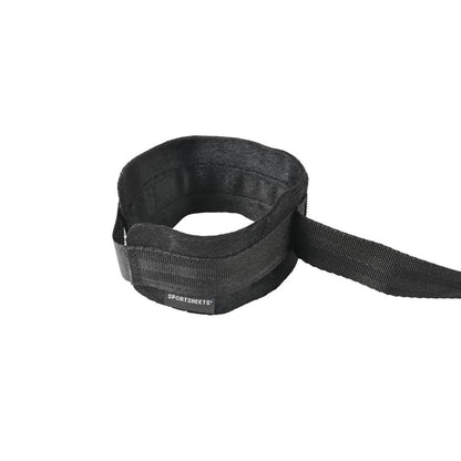 SPORTSHEETS Velvet Noir Adjustable Hog Tie & Cuff Set -  Restraints