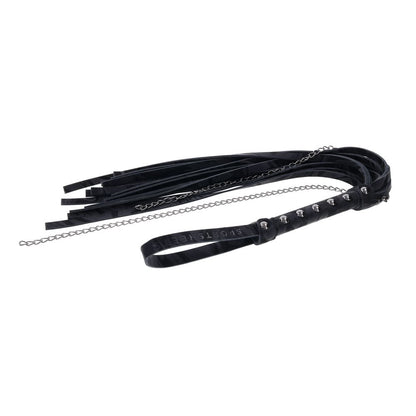 SPORTSHEETS Velvet Noir Chain Flogger -  43 cm Flogger Whip