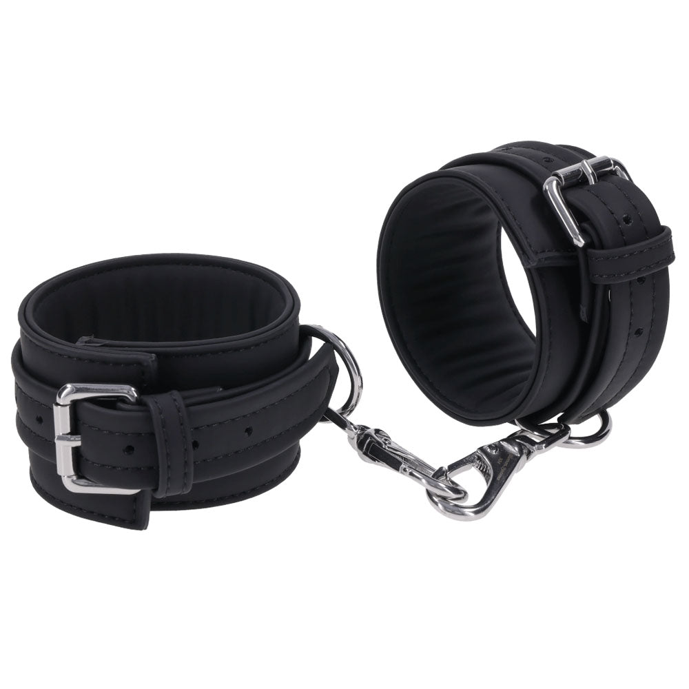 SPORTSHEETS Signature Midnight Muse Ankle Cuffs -  Adjustable Leg Restraints