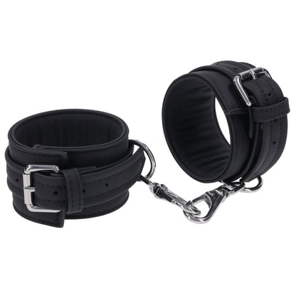 SPORTSHEETS Signature Midnight Muse Ankle Cuffs -  Adjustable Leg Restraints