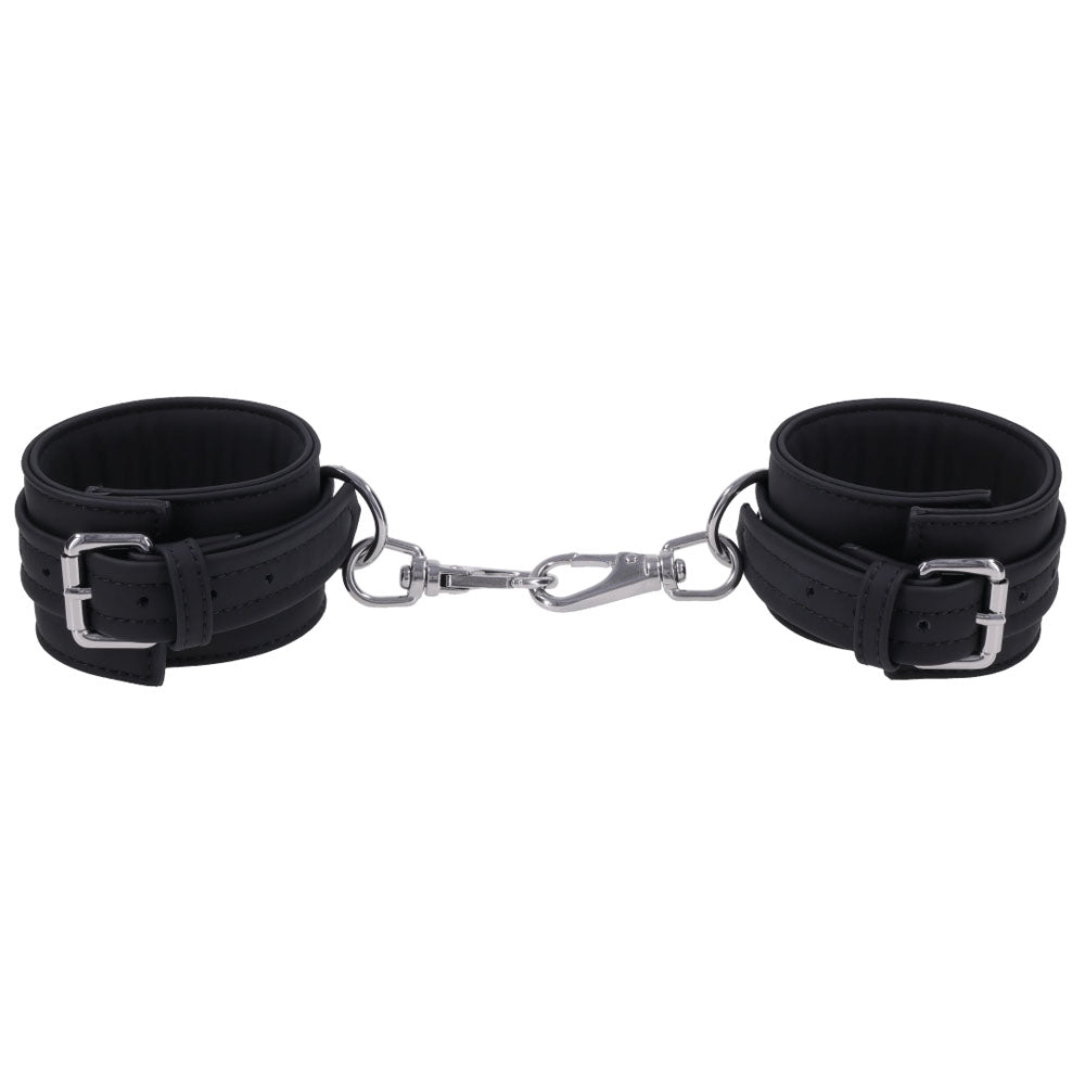 SPORTSHEETS Signature Midnight Muse Ankle Cuffs -  Adjustable Leg Restraints