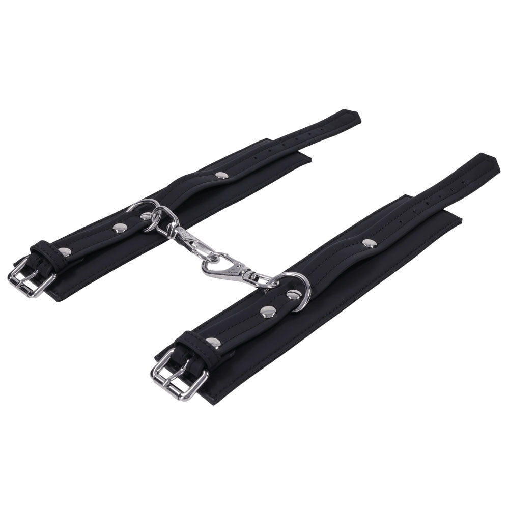 SPORTSHEETS Signature Midnight Muse Ankle Cuffs -  Adjustable Leg Restraints