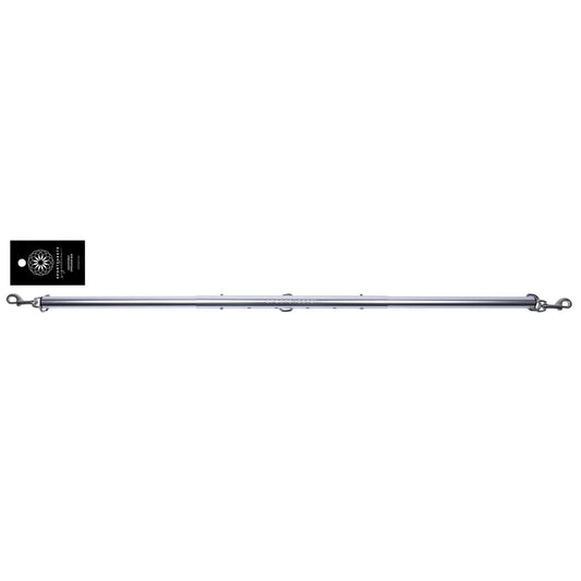 SPORTSHEETS Signature Adjustable Spreader Bar - Silver Metal Adjustable Spreader Bar (No Cuffs Included)