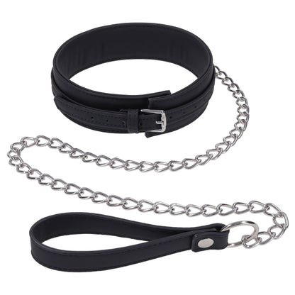 SPORTSHEETS Signature Midnight Muse Collar & Leash -  Adjustable Restraint