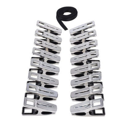 EDGE Body Zipper Clothes Pins -   Pins - Set of 16