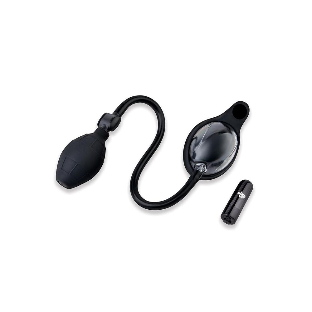 Size Up Vibrating Mini Pussy & Clitoral Pump -  USB Rechargeable Vibrating Vaginal and Clitoral Pump