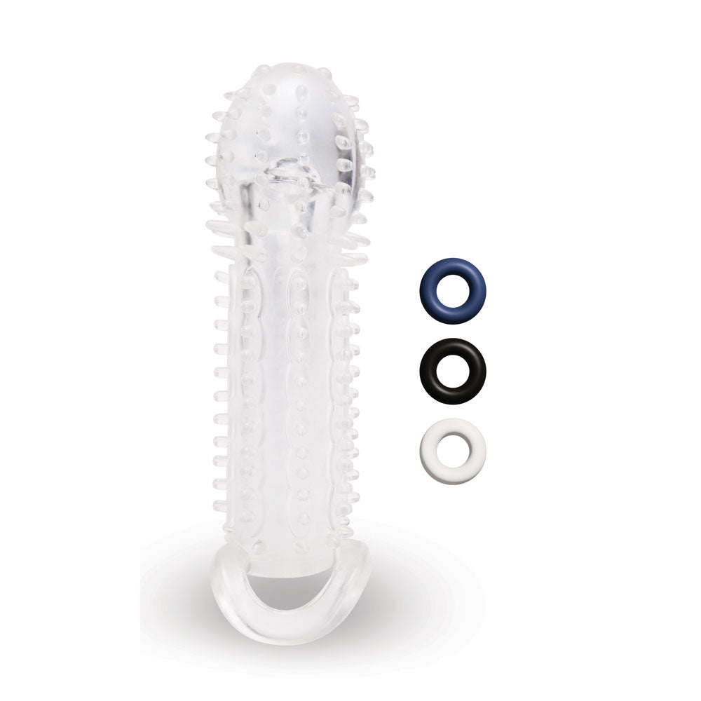 Size Up 1.5 Inch See-Thru Stretch Penis Extender