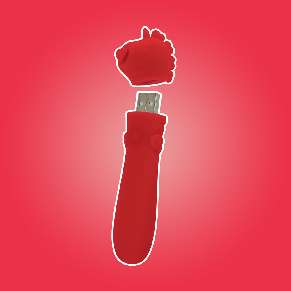 Unihorn - USB Bullet - Cupid's Beau -  USB Rechargeable Vibrating Bullet