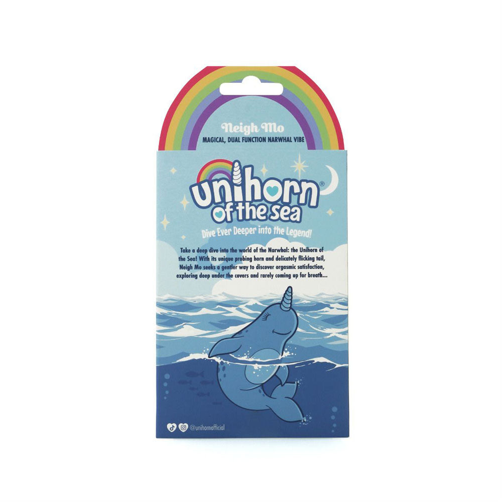Unihorn of the Sea - Neigh Mo - The Narwhal -  USB Rechargeable Dual Motor Stimulator
