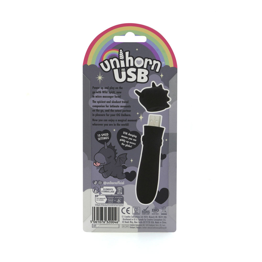Unihorn - USB Bullet - Wild Spirit -  USB Rechargeable Vibrating Bullet