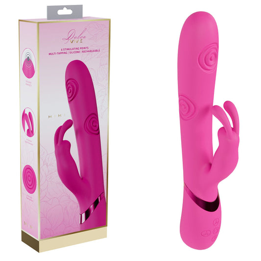 VIVE Mimi -  -  25 cm USB Rechargeable Vibrating & Tapping Rabbit Vibrator