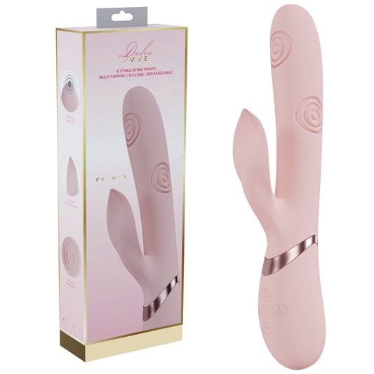 VIVE Fronda -  -  25 cm USB Rechargeable Tapping Rabbit Vibrator
