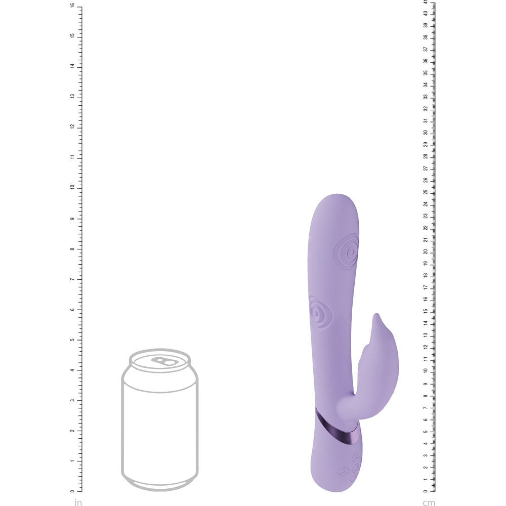 VIVE Pallina -  -  25 cm USB Rechargeable Tapping Rabbit Vibrator
