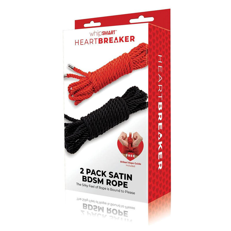 WhipSmart Heartbreaker 2 Pack Satin BDSM Rope