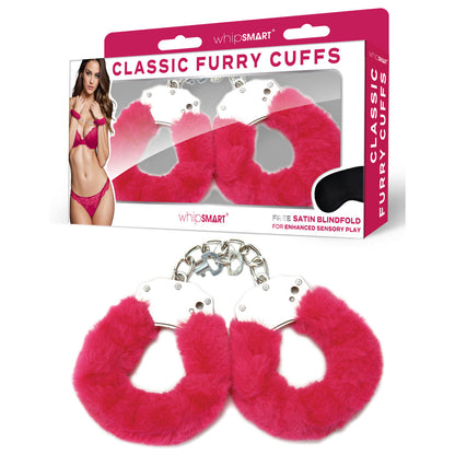 WhipSmart Classic Furry Cuffs - Hot