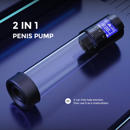 LuvPump Smart Penis Pump -  USB Rechargeable Automatic Penis Pump
