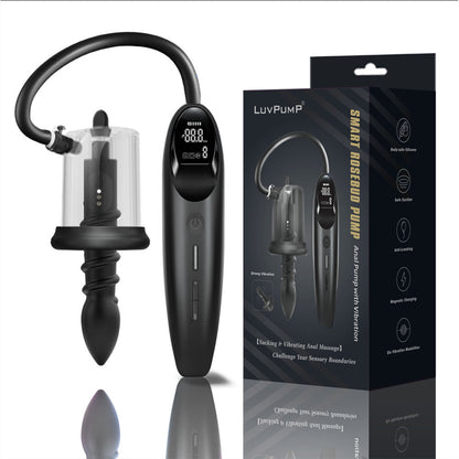 LuvPump RosCup Pro Smart Rosebud Pump -  USB Rechargeable Anal Pump with Vibrating Probe