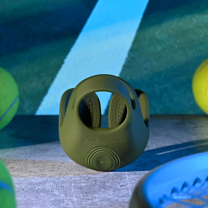Zero Tolerance NUTTY BUDDY - Olive  USB Rechargeable Vibrating Cock & Balls Ring