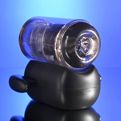 Zero Tolerance HOLD ME TIGHT -  USB Rechargeable Vibrating Auto Stroker with Phone Holder