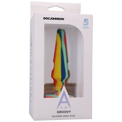 A-Play Groovy Silicone Anal Plug- 5 inch