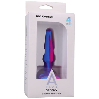 A-Play Groovy Silicone Anal Plug- 4 inch