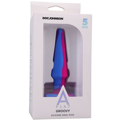 A-Play Groovy Silicone Anal Plug- 5 inch