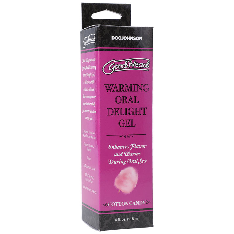 GoodHead Warming Head Oral Delight Gel - Cotton Candy