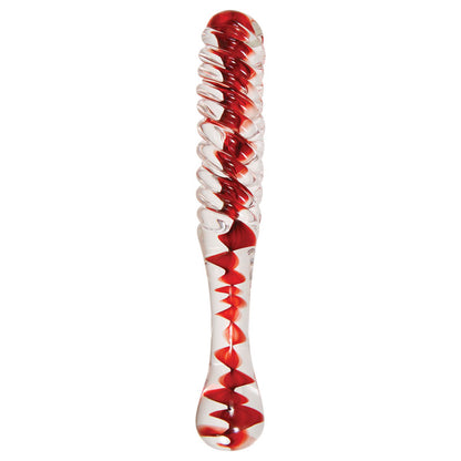 Adam & Eve Sweetheart Swirl Glass Dildo