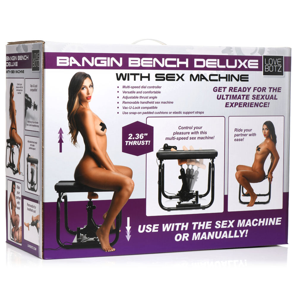 LoveBotz Bangin Bench Deluxe with Sex Machine