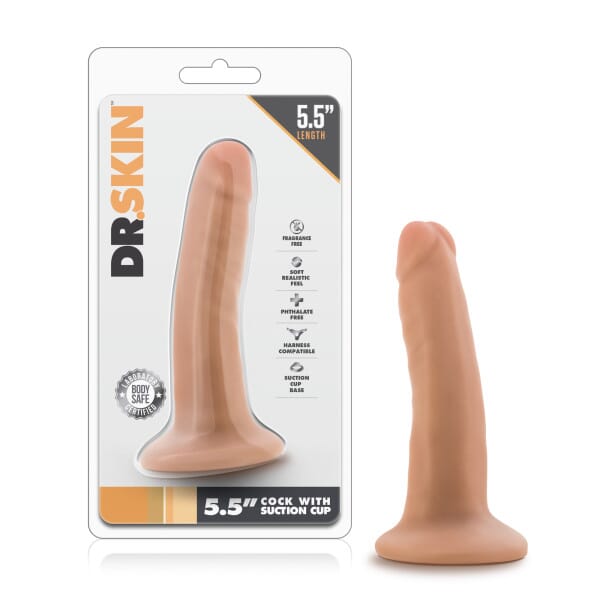 Dr. Skin 5.5'' Cock with Suction Cup