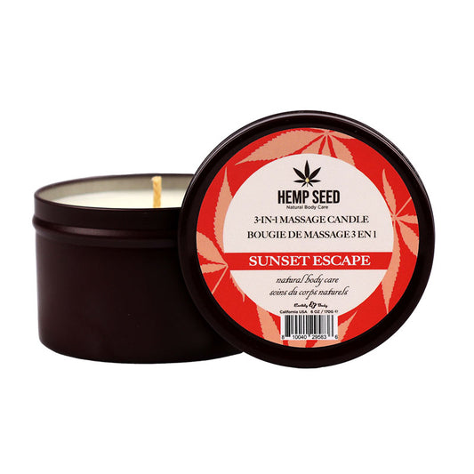 Hemp Seed 3-In-1 Massage Candle